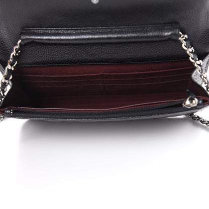Chanel Caviar Quilted Wallet On Chain WOC Black 5 of 12