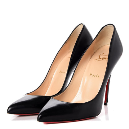 Christian Louboutin Shiny Nappa Pigalle Follies 100 Pumps 39 Black 3 of 15