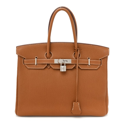 Hermes Togo Birkin 35 Gold 1 of 13