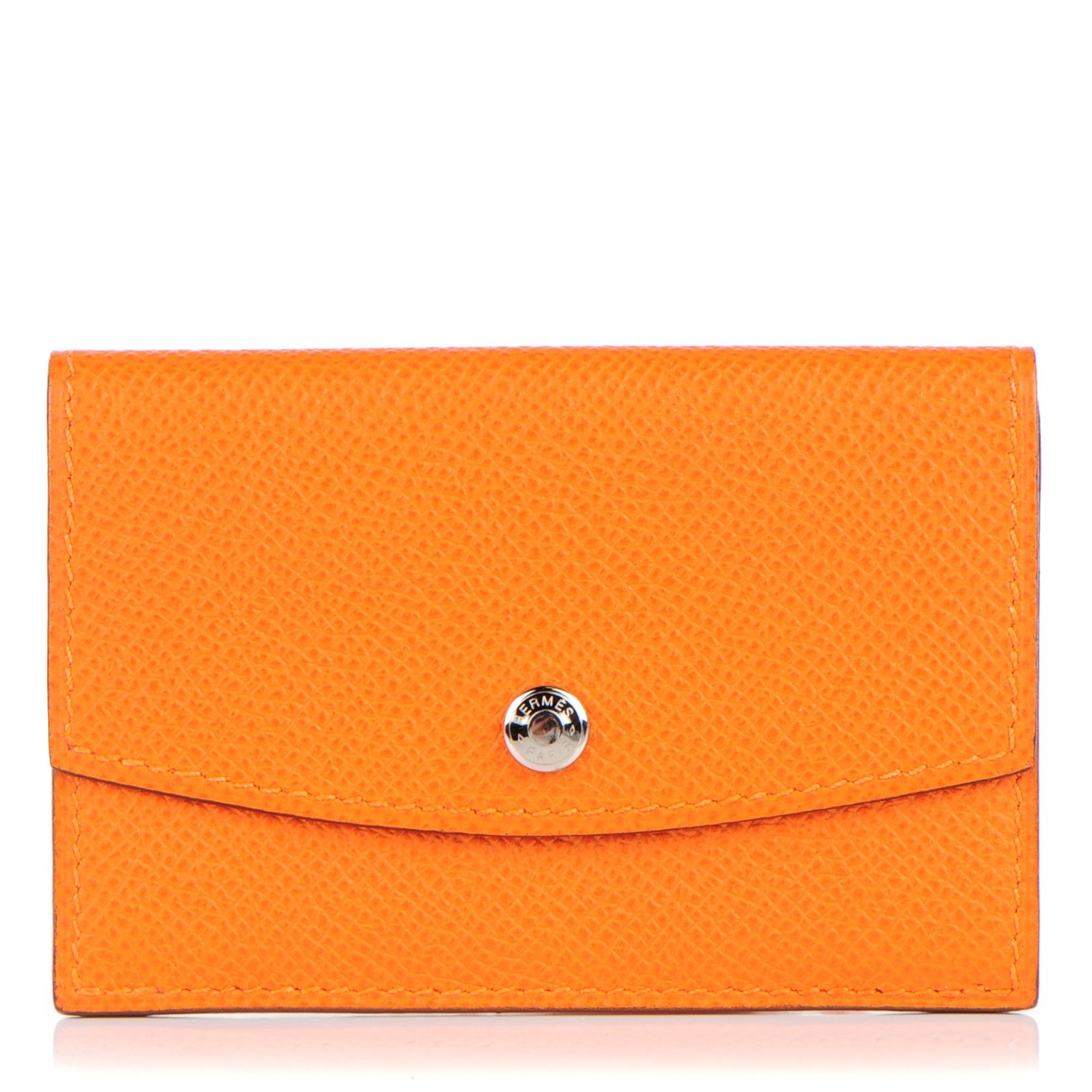 Hermes Epsom Envelope Card Holder Orange 1 of 7