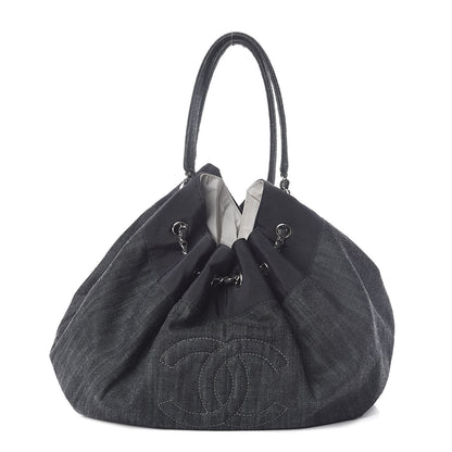 Chanel Denim Stretch Spirit Large Cabas Tote 1 of 10