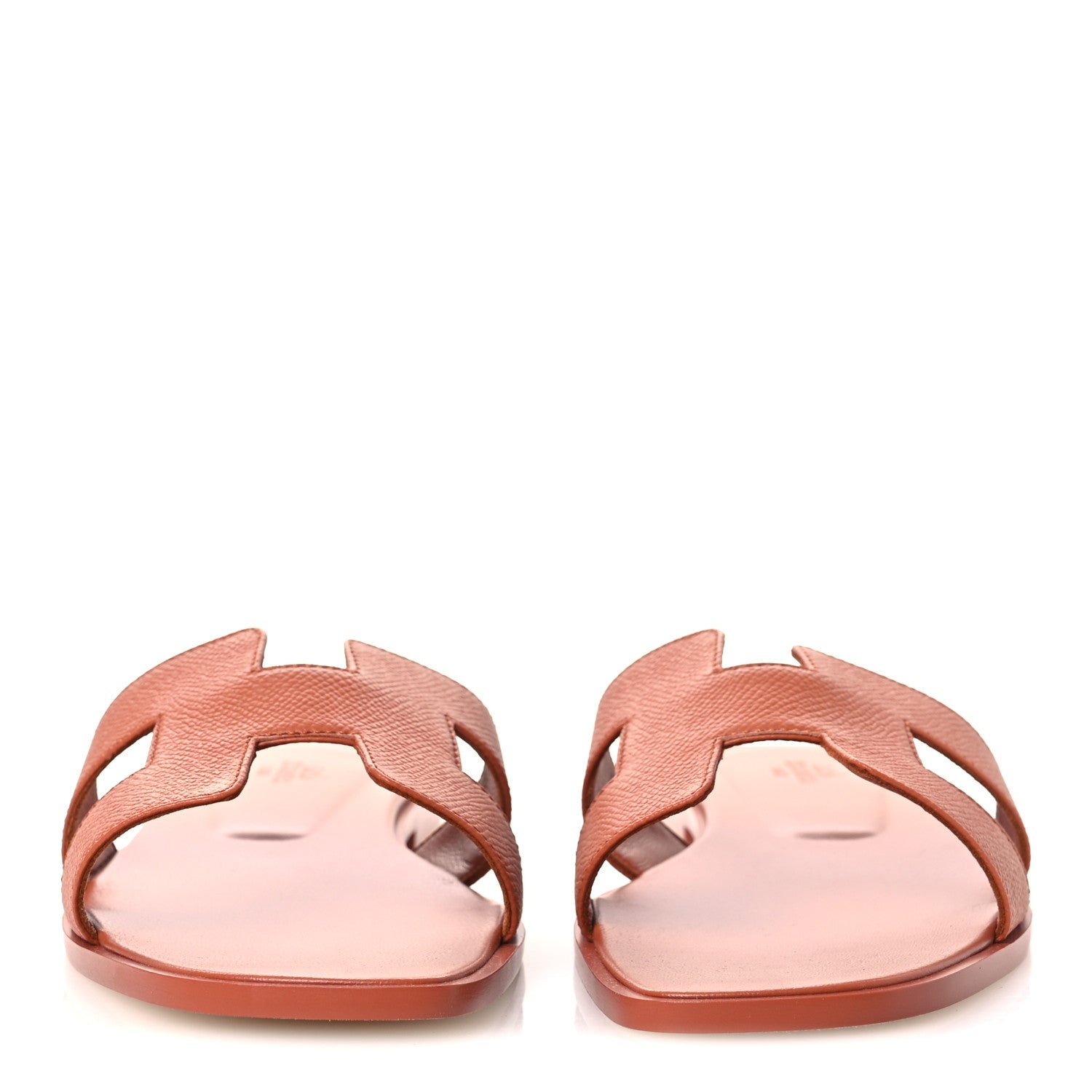 Hermes Epsom Oran Sandals 40 Orange Canyon 3 of 11