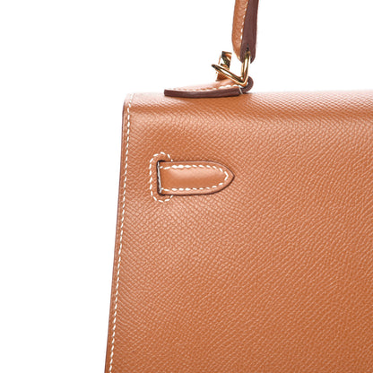 Hermes Epsom Kelly Sellier 25 Gold 12 of 46
