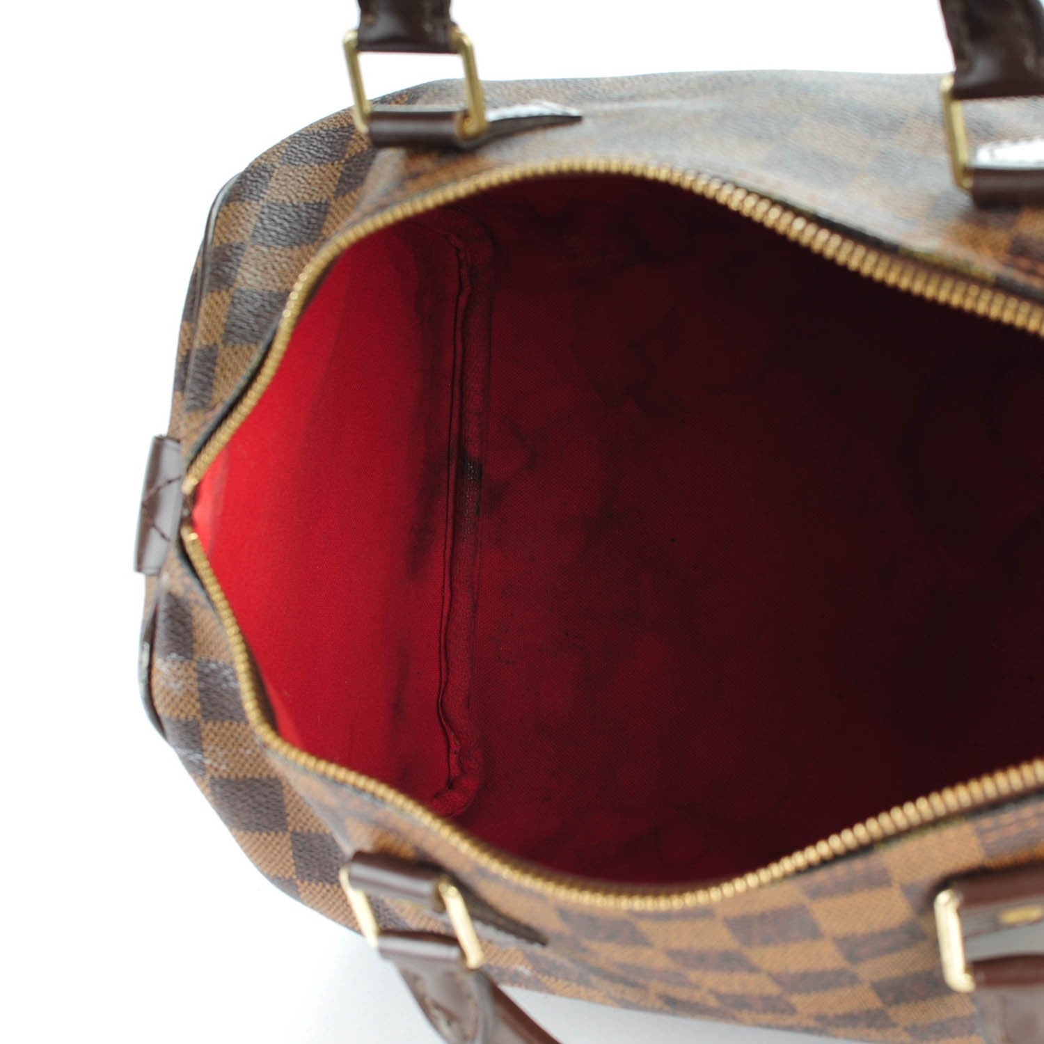 Louis Vuitton Damier Ebene Speedy 30 10 of 15