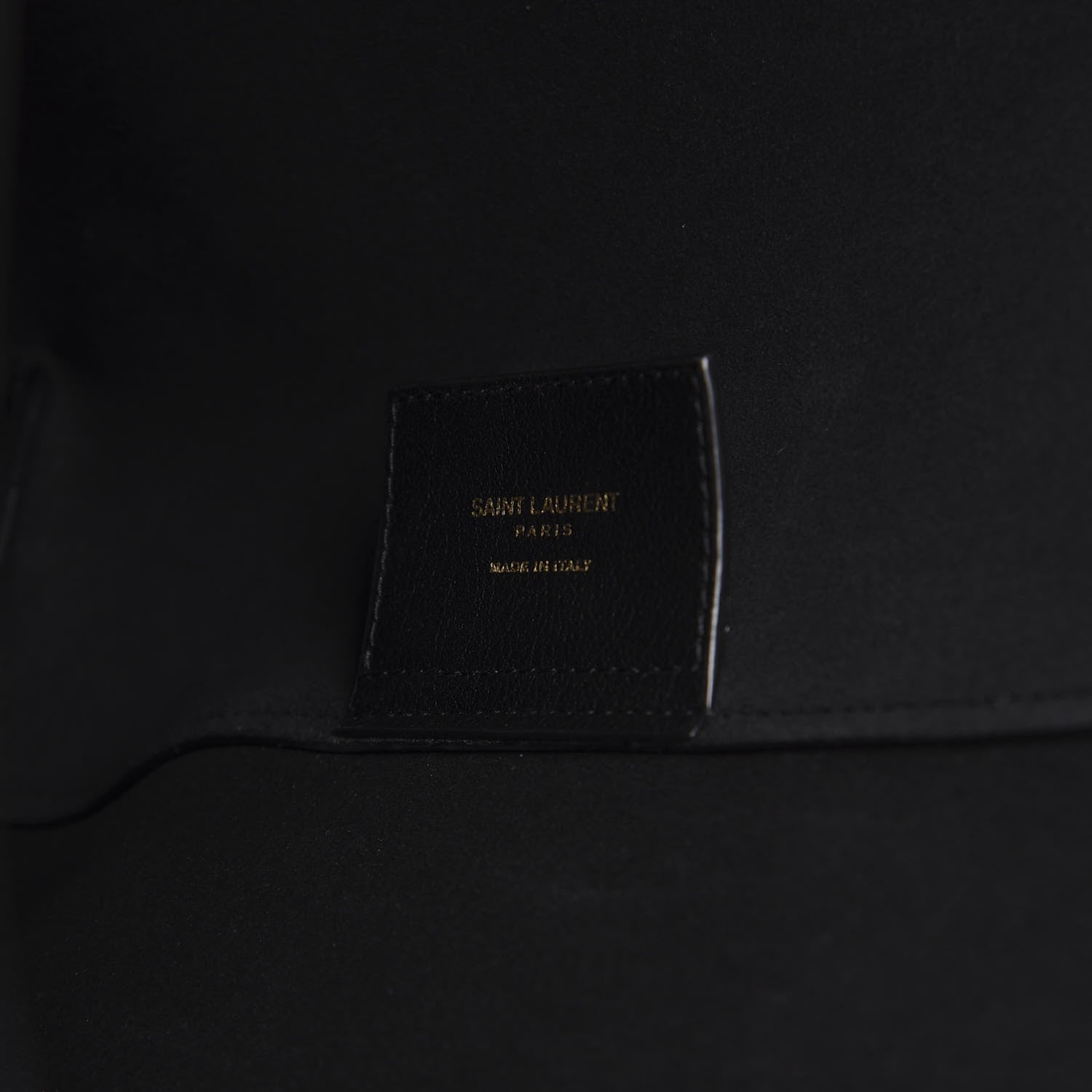 Saint Laurent Calfskin Large Shopping Tote Black 6 of 9