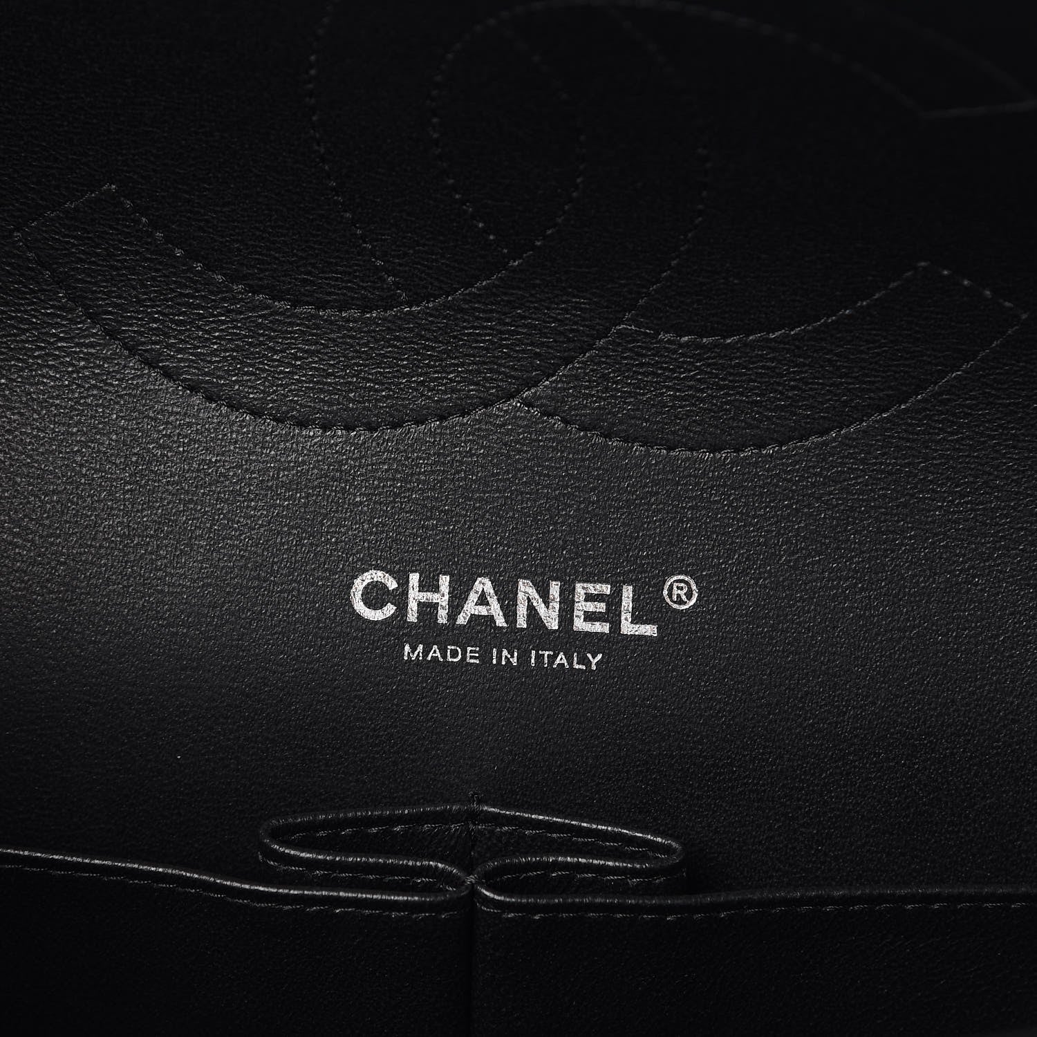 Chanel Crumpled Calfskin Quilted Jumbo Double Flap So Black 7 of 10