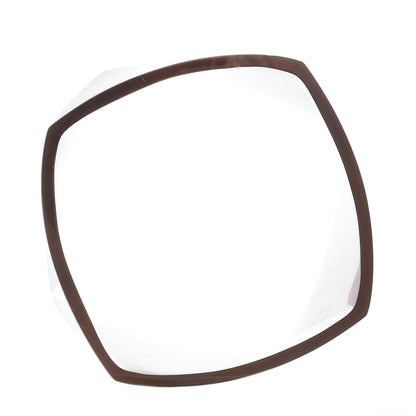 Tiffany Brown Agate Frank Gehry Torque Wide Bangle Bracelet 3 of 5