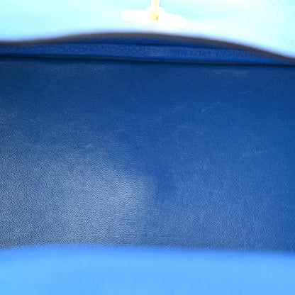 Hermes Taurillon Clemence Lindy 30 Bleu Hydra 5 of 10