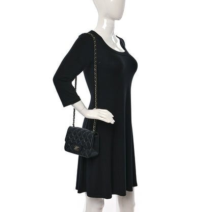 Chanel Lambskin Quilted Mini Square Flap Black 2 of 12