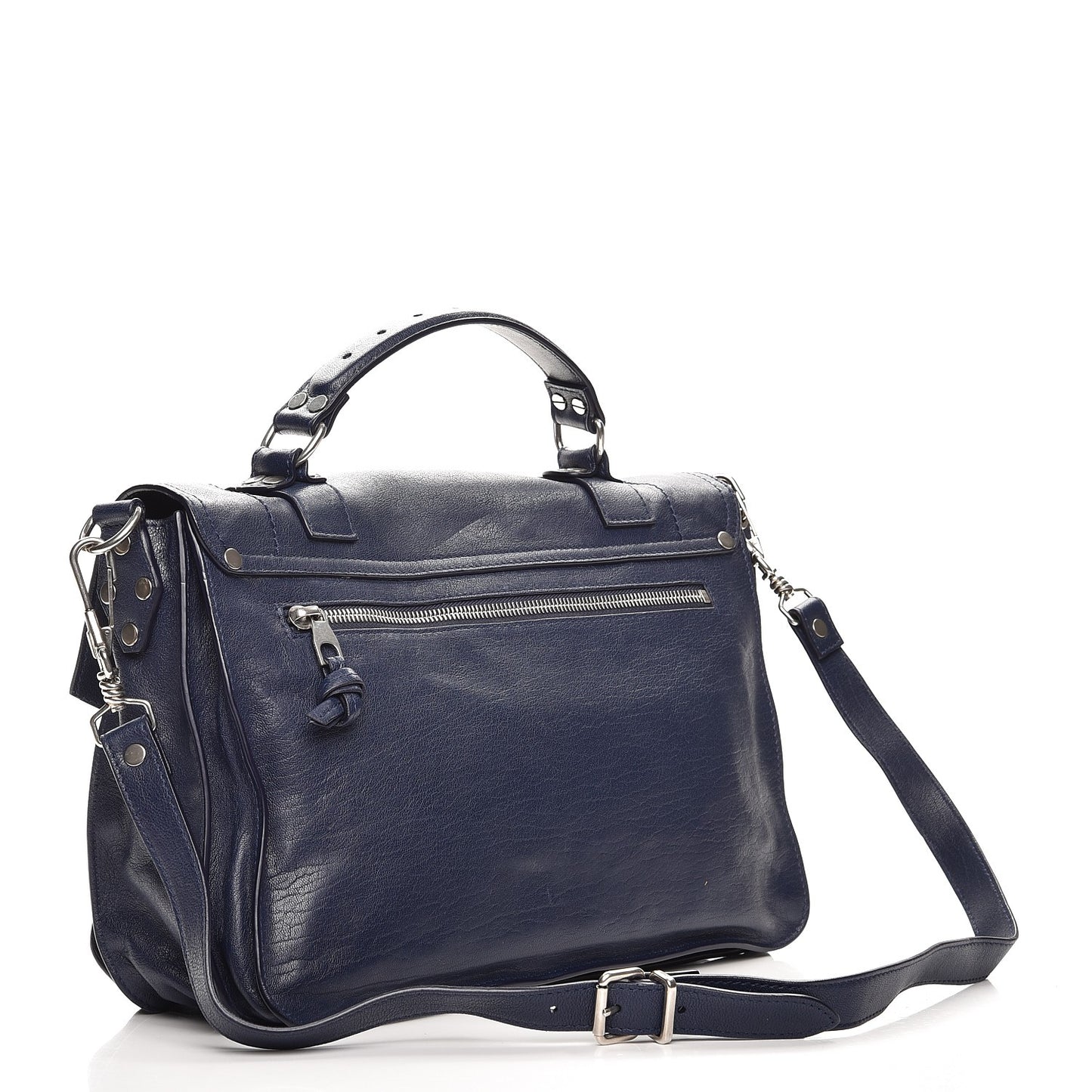 Lambskin Medium PS1 Satchel Indigo