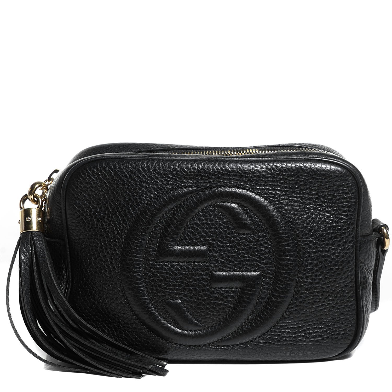 Gucci Pebbled Calfskin Small Soho Disco Bag Black 1 of 9