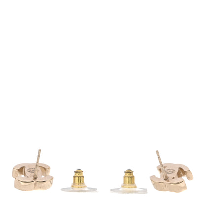 Chanel Metal CC Turnlock Earrings Gold 3 of 5