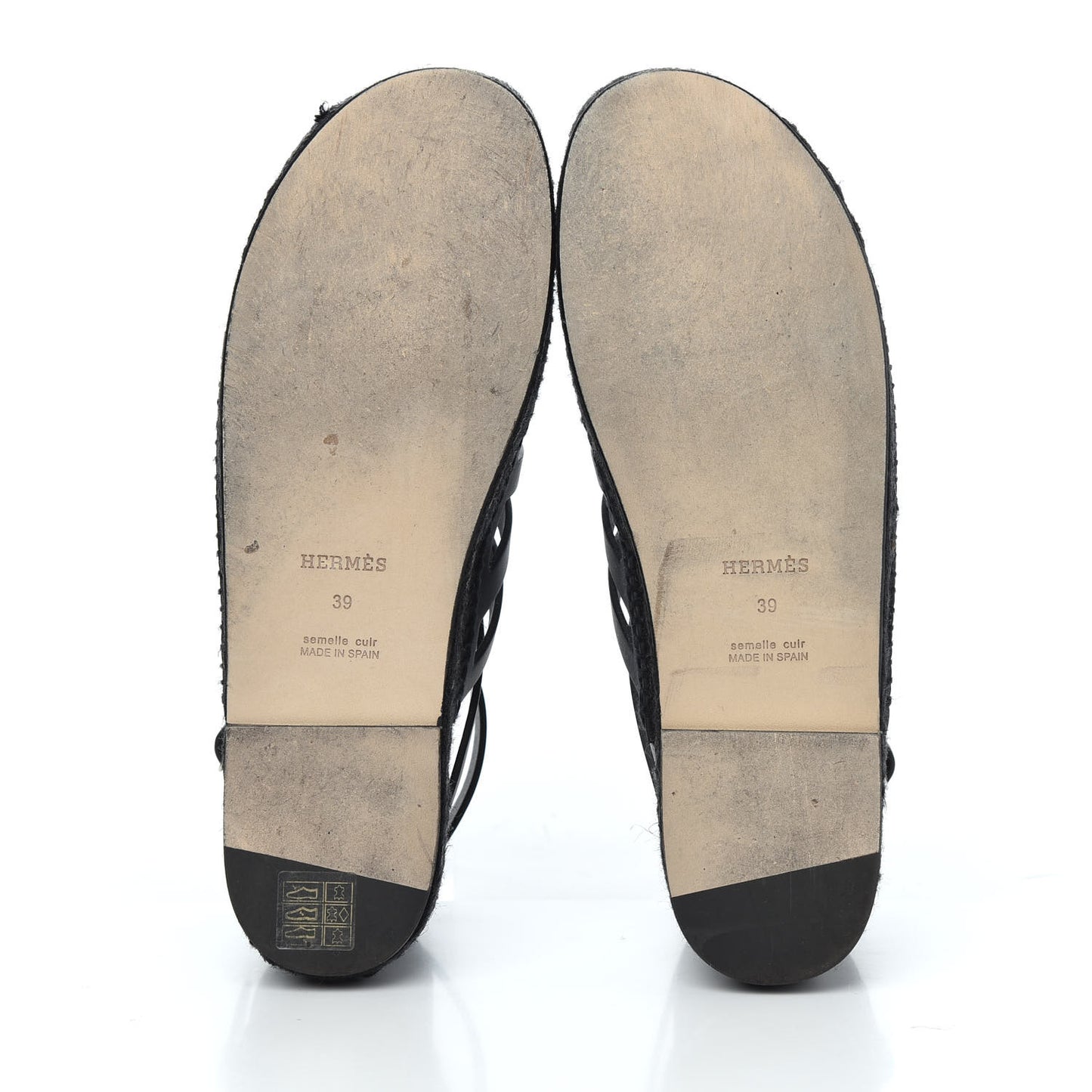Calfskin Costanza Espadrilles 39 Black
