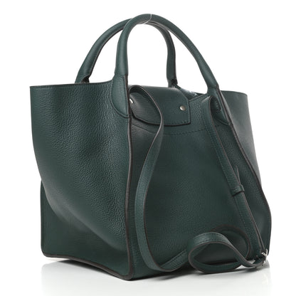 Celine Supple Grained Calfskin Small Big Bag Dark Green 3 of 9