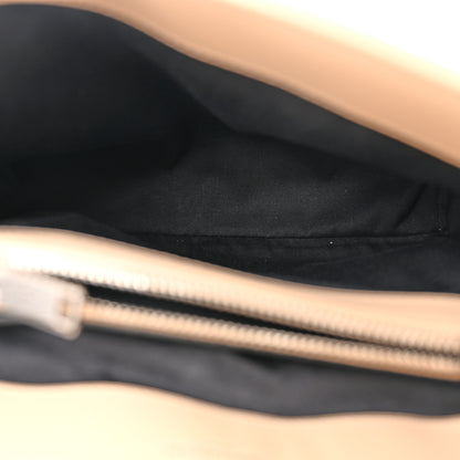 Saint Laurent Calfskin Y Quilted Monogram Small Loulou Chain Satchel Dark Beige 5 of 10