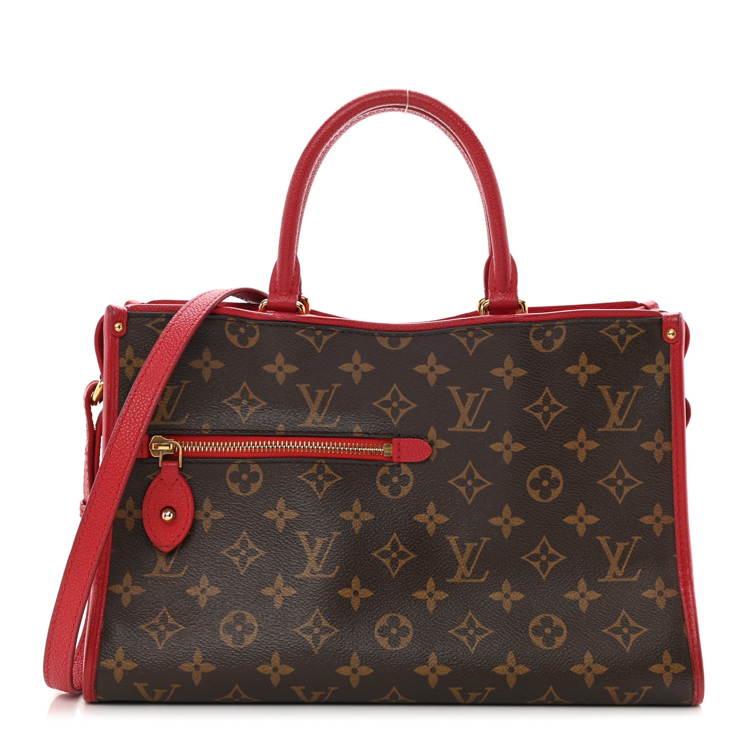 Louis Vuitton Monogram Popincourt PM Red 1 of 15
