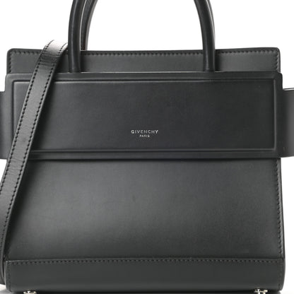 Givenchy Smooth Calfskin Mini Horizon Satchel Black 8 of 16