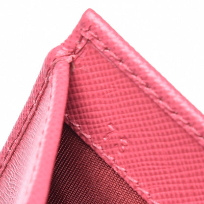 Prada Saffiano Multicolor Compact Wallet Peonia Begonia 8 of 10