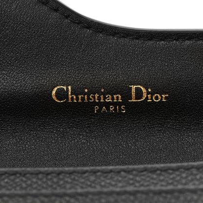 Christian Dior Grained Calfskin Saddle Card Holder Black 5 of 6