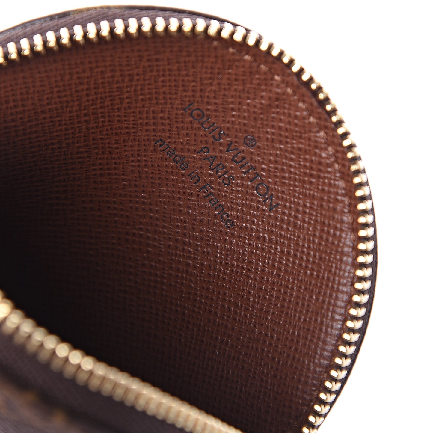 Monogram Round Coin Purse