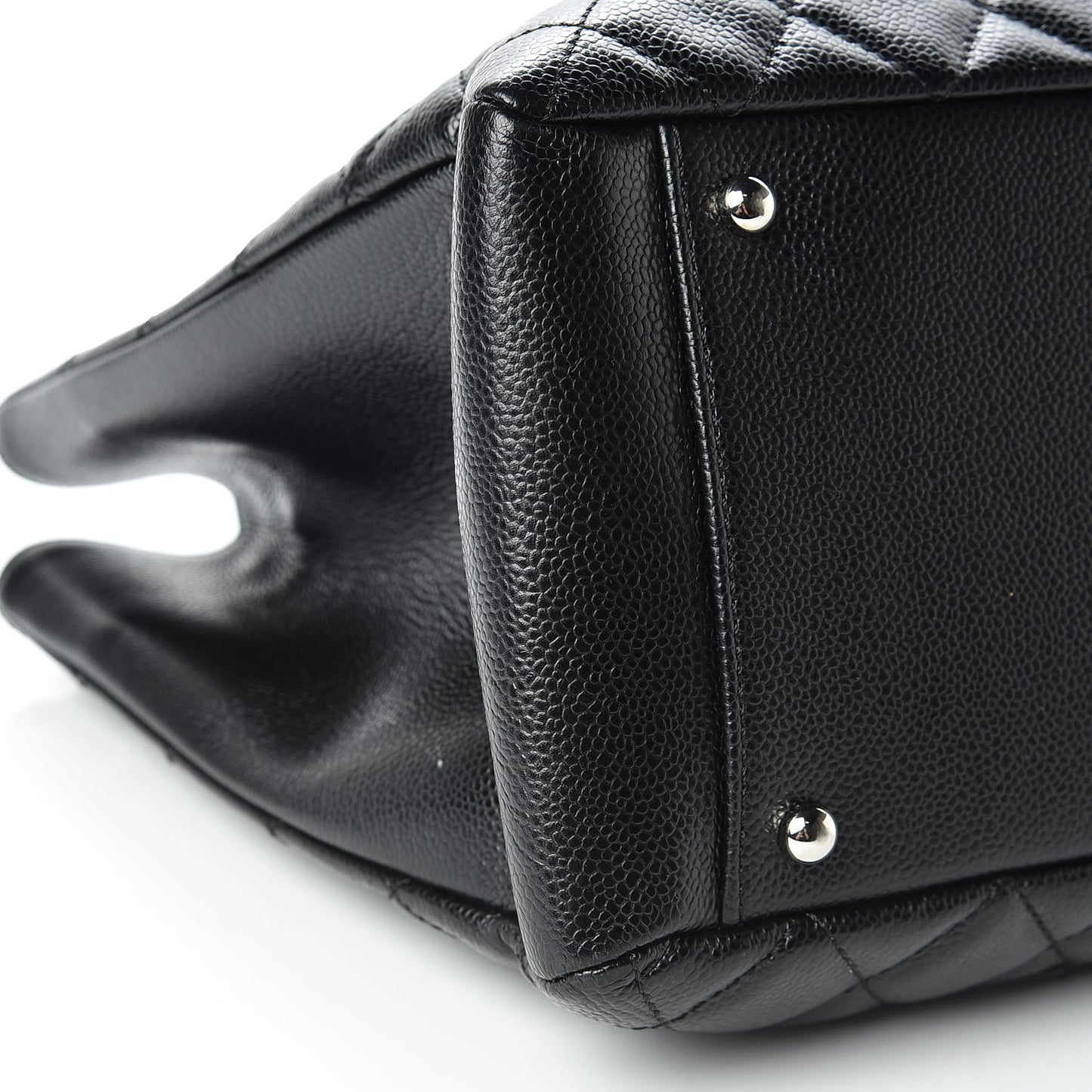 Caviar Quilted XL Grand Shopping Tote GST Black