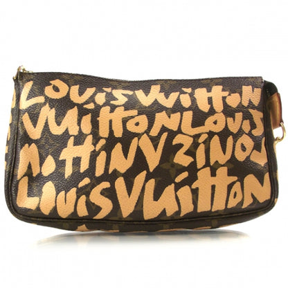 Louis Vuitton Monogram Graffiti Pochette Accessories Peach 3 of 8