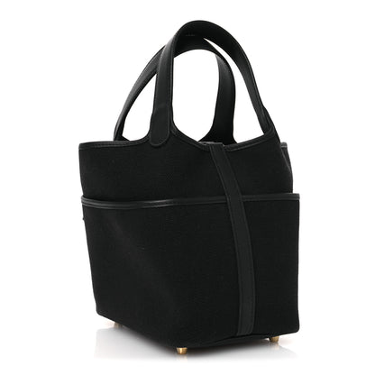 Hermes Toile Goeland Swift Cargo Picotin Lock 18 Bleu Marine 3 of 11