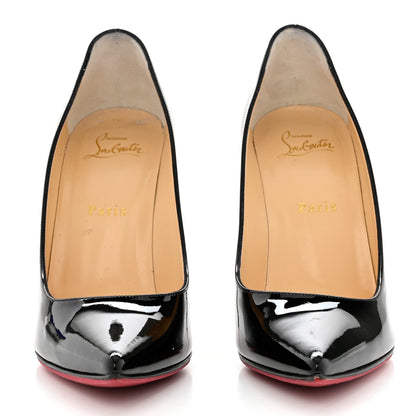 Christian Louboutin Patent Kate 100 Pumps 39 Black 2 of 8