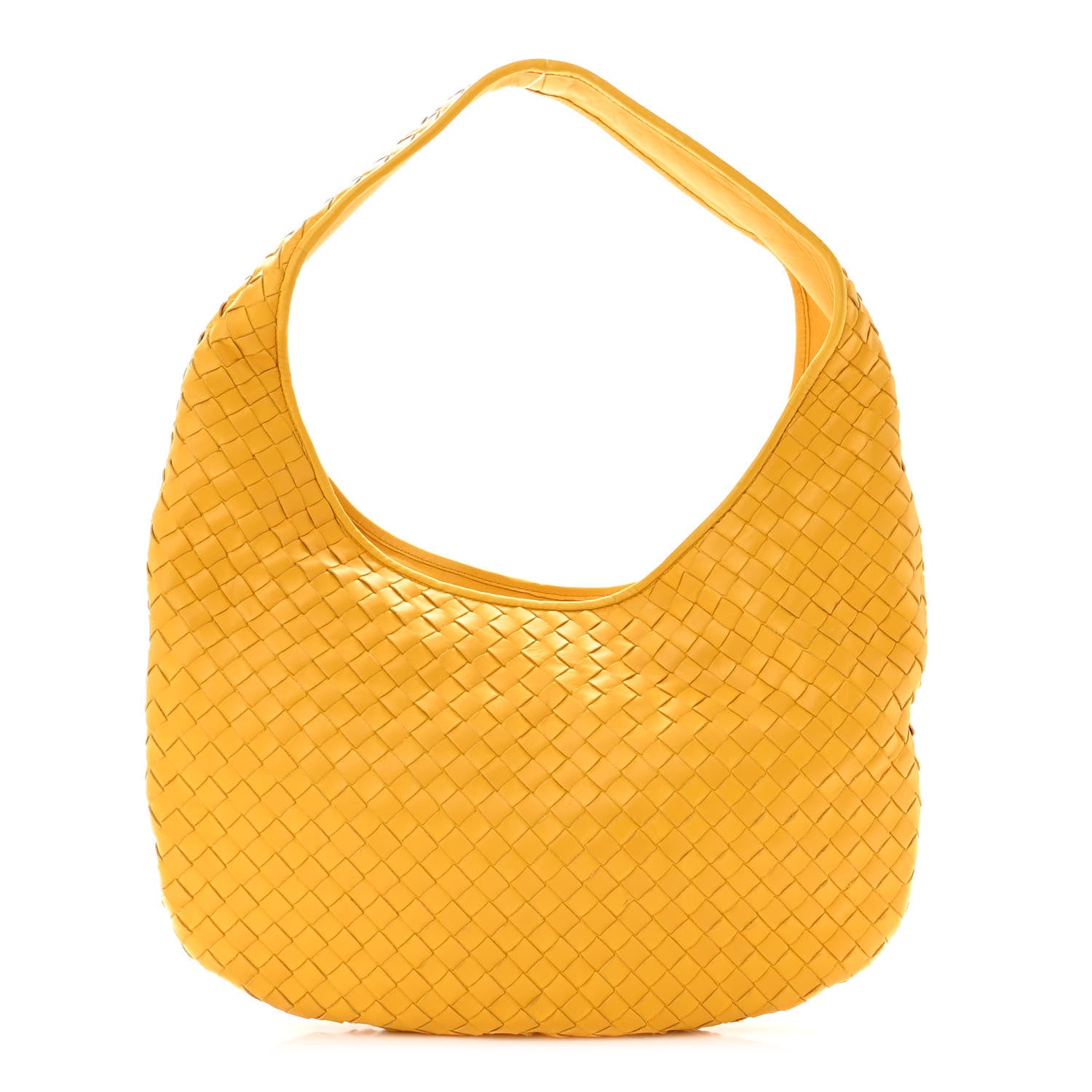 Bottega Veneta Nappa Intrecciato Large Hobo Yellow 1 of 9