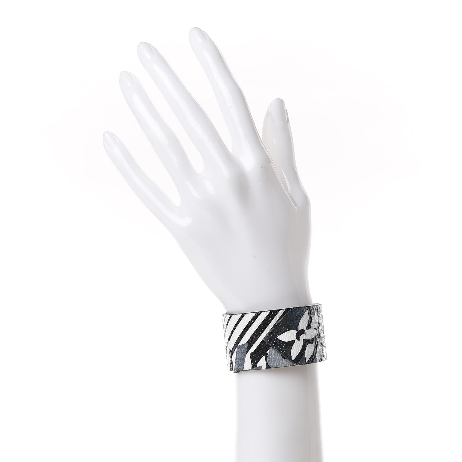 Louis Vuitton Monogram Speedy Slap Bracelet Grey 2 of 6