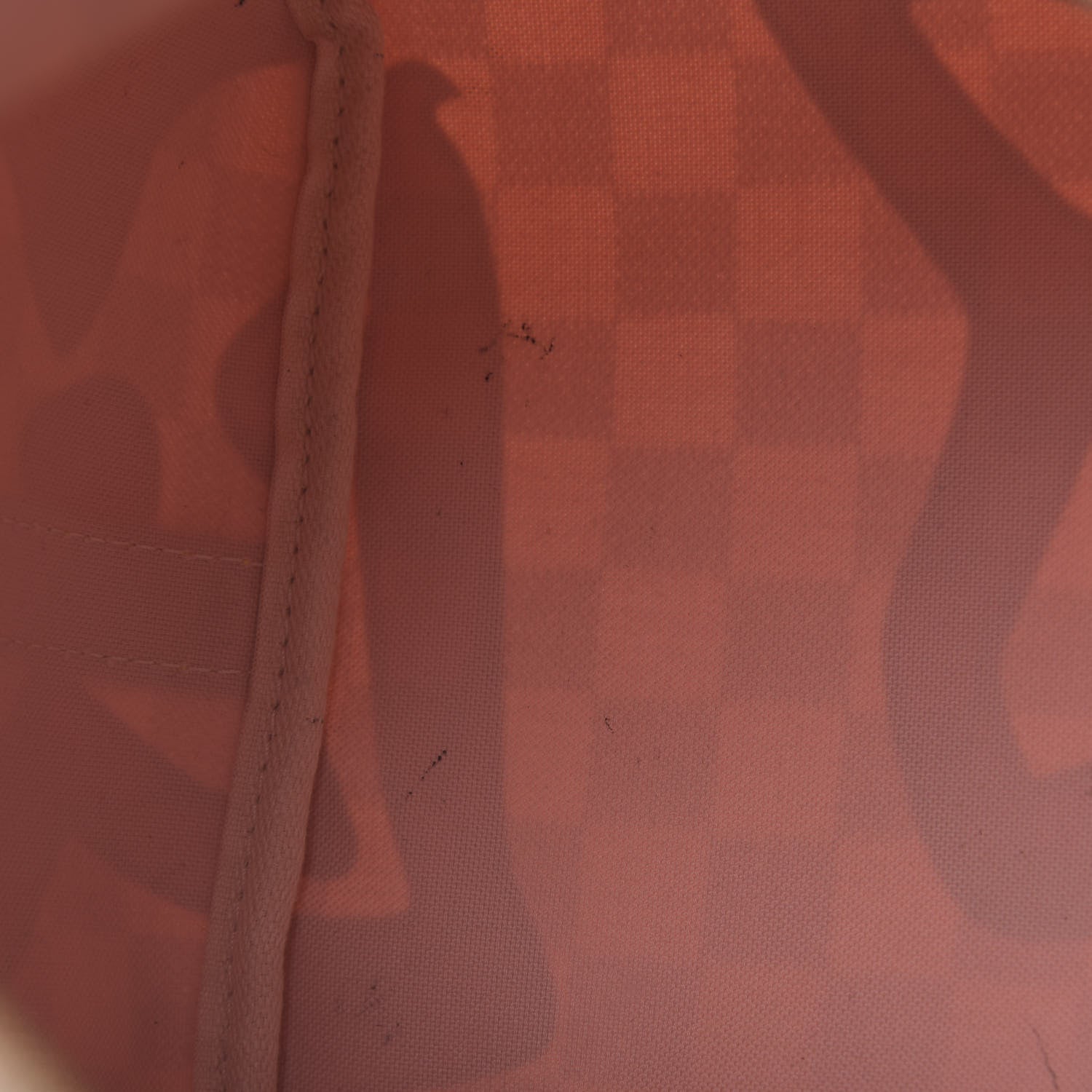 Louis Vuitton Damier Azur Tahitienne Speedy Bandouliere 30 Rose Ballerine 8 of 14