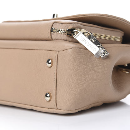 Chanel Caviar Quilted Medium Business Affinity Flap Beige 9 of 10