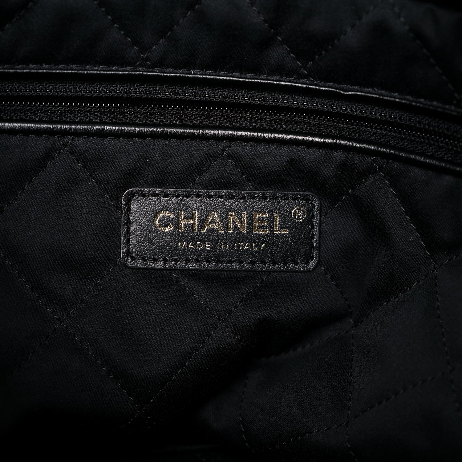 Chanel Shiny Calfskin Quilted Small Chanel 22 Black 7 of 12