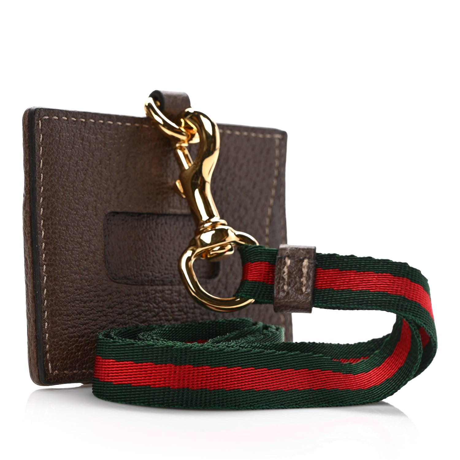Gucci GG Supreme Monogram Ophidia ID Holder Beige Ebony New Acero 3 of 6