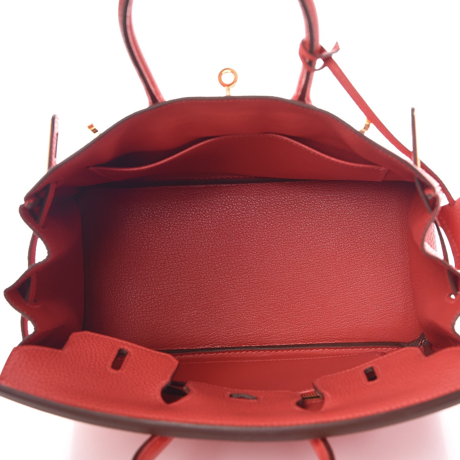 Hermes Togo Birkin 25 Rouge Pivoine 5 of 9