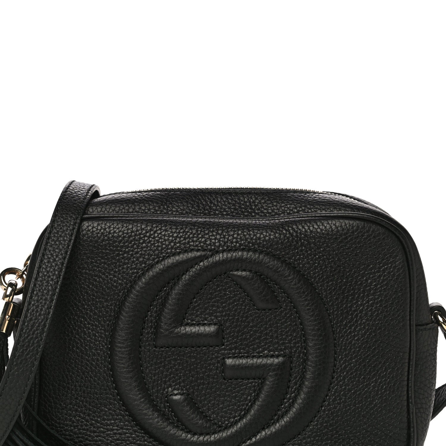 Gucci Pebbled Calfskin Small Soho Disco Bag Black 8 of 14