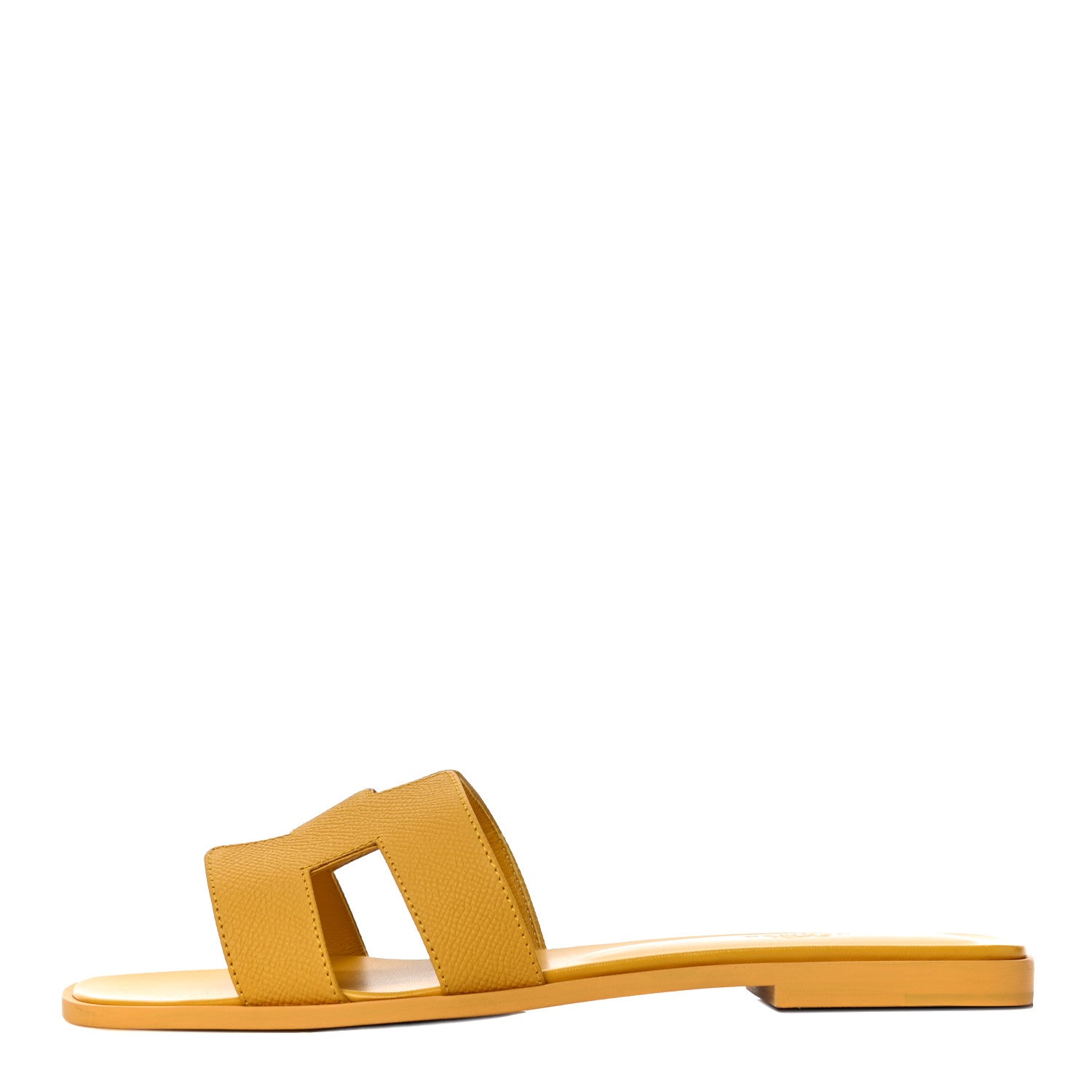 Hermes Epsom Oran Sandals 41 Jaune Sable 1 of 13