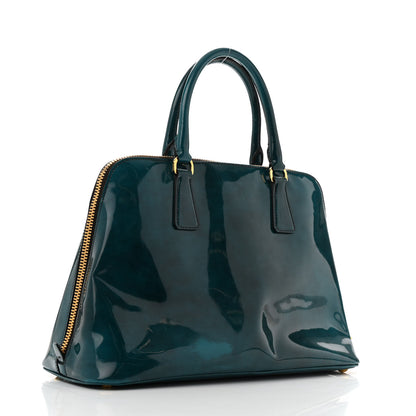 Prada Spazzolato Medium Promenade Tote Pavone Fume 3 of 14