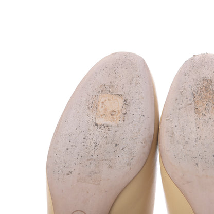 Chanel Lambskin Camellia Pumps 38 Beige 9 of 14