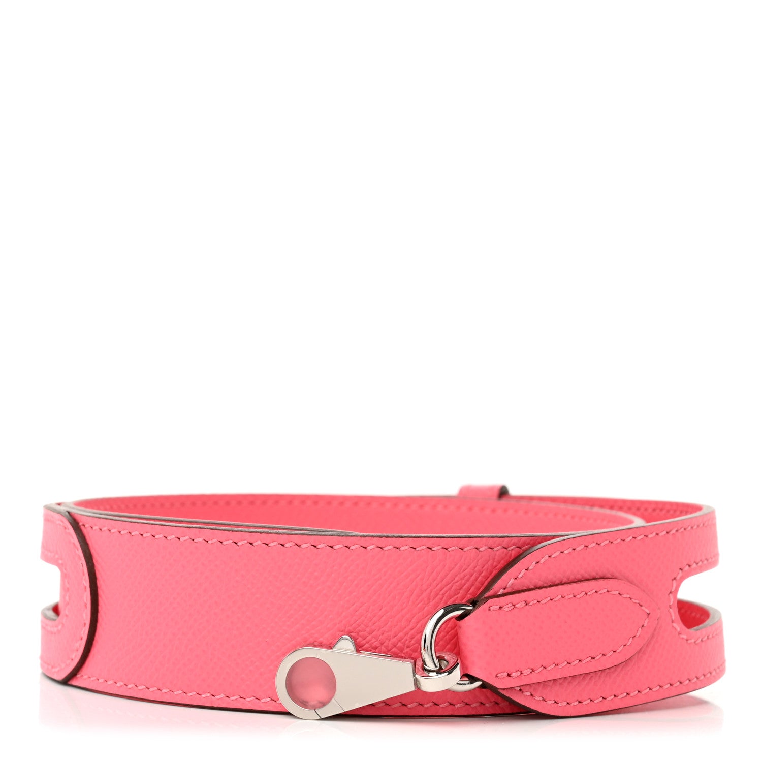 Hermes Epsom 35mm Harnachement Shoulder Strap Rose Azalee 1 of 6