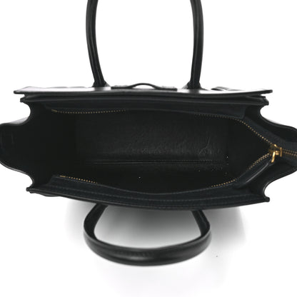 Celine Smooth Calfskin Nano Luggage Black 5 of 11