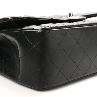 Chanel Lambskin Quilted Jumbo Double Flap Black 9 of 11