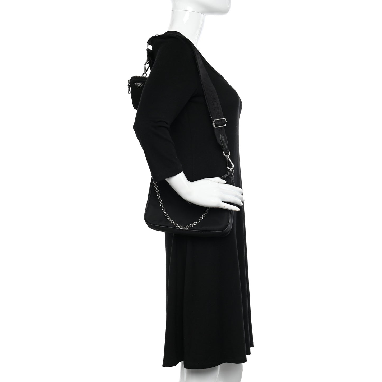 Nylon Re-Edition 2005 Shoulder Bag Black
