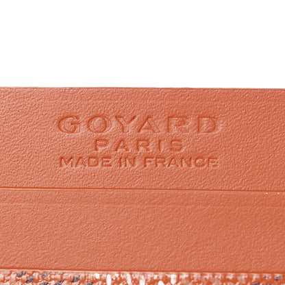 Goyard Goyardine Saint Sulpice Card Holder Orange 6 of 8