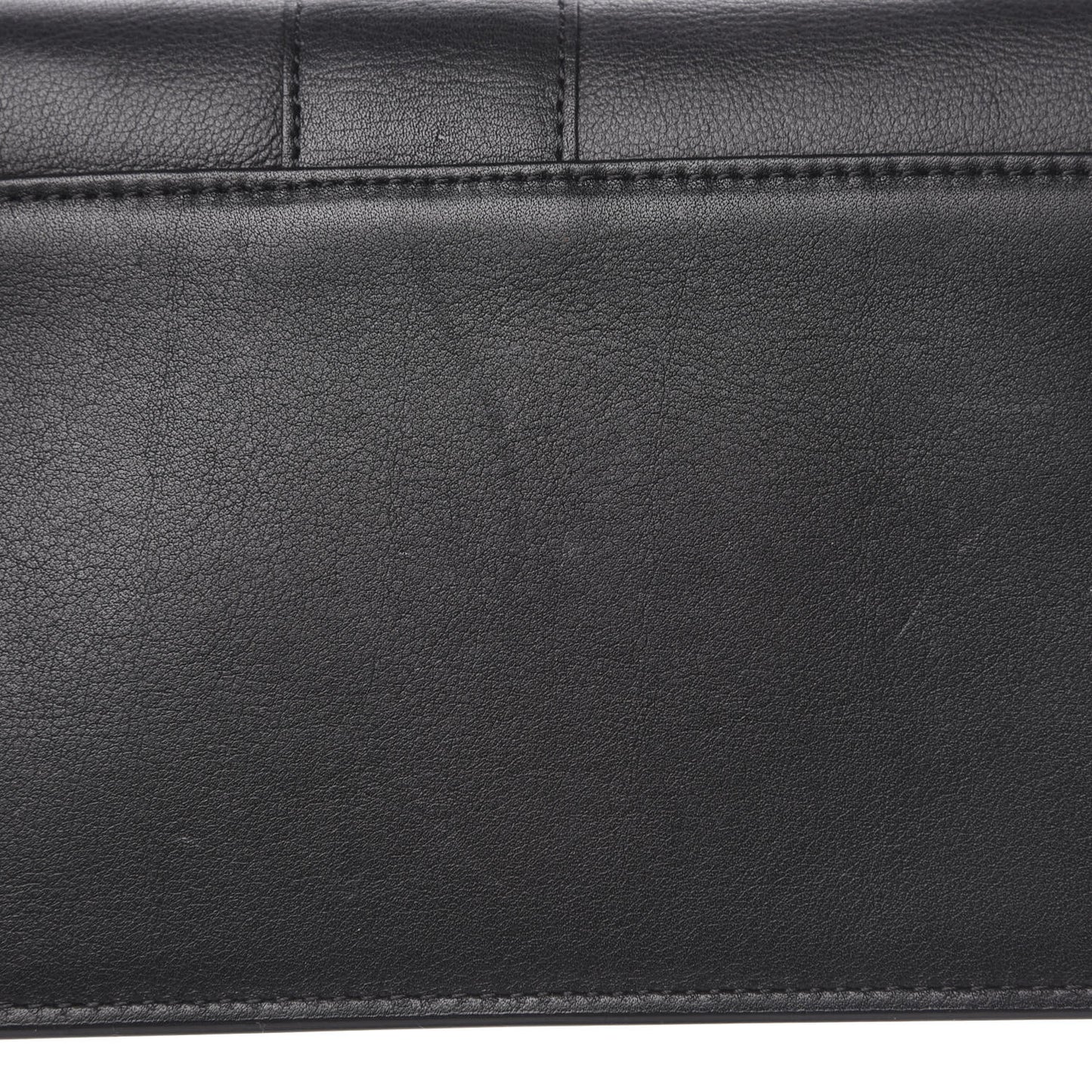 Calfskin Large Karoline Crossbody Wallet Black