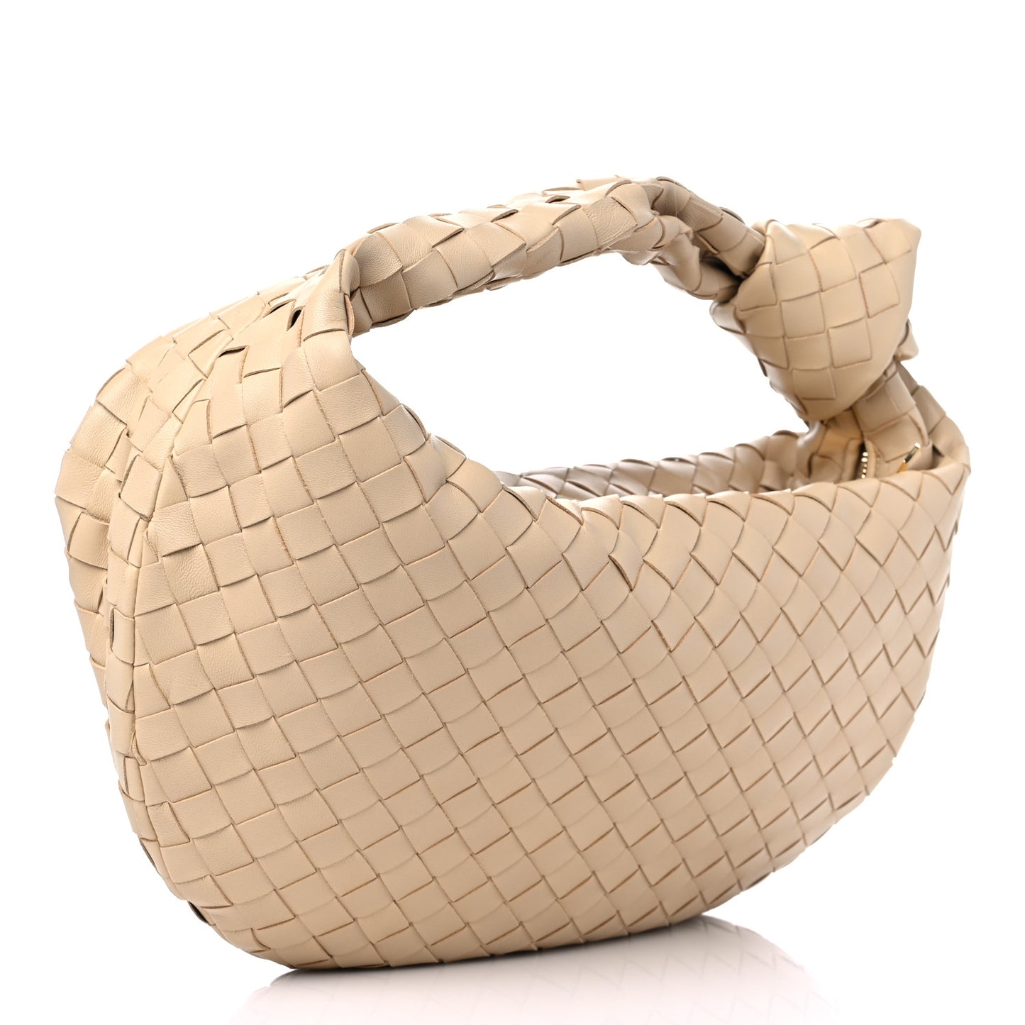 Nappa Intrecciato Teen Jodie Hobo Porridge