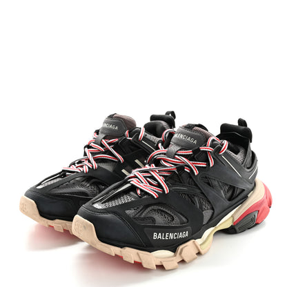 Balenciaga Mesh Nylon Womens Track Sneakers 38 Black Gris 4 of 14