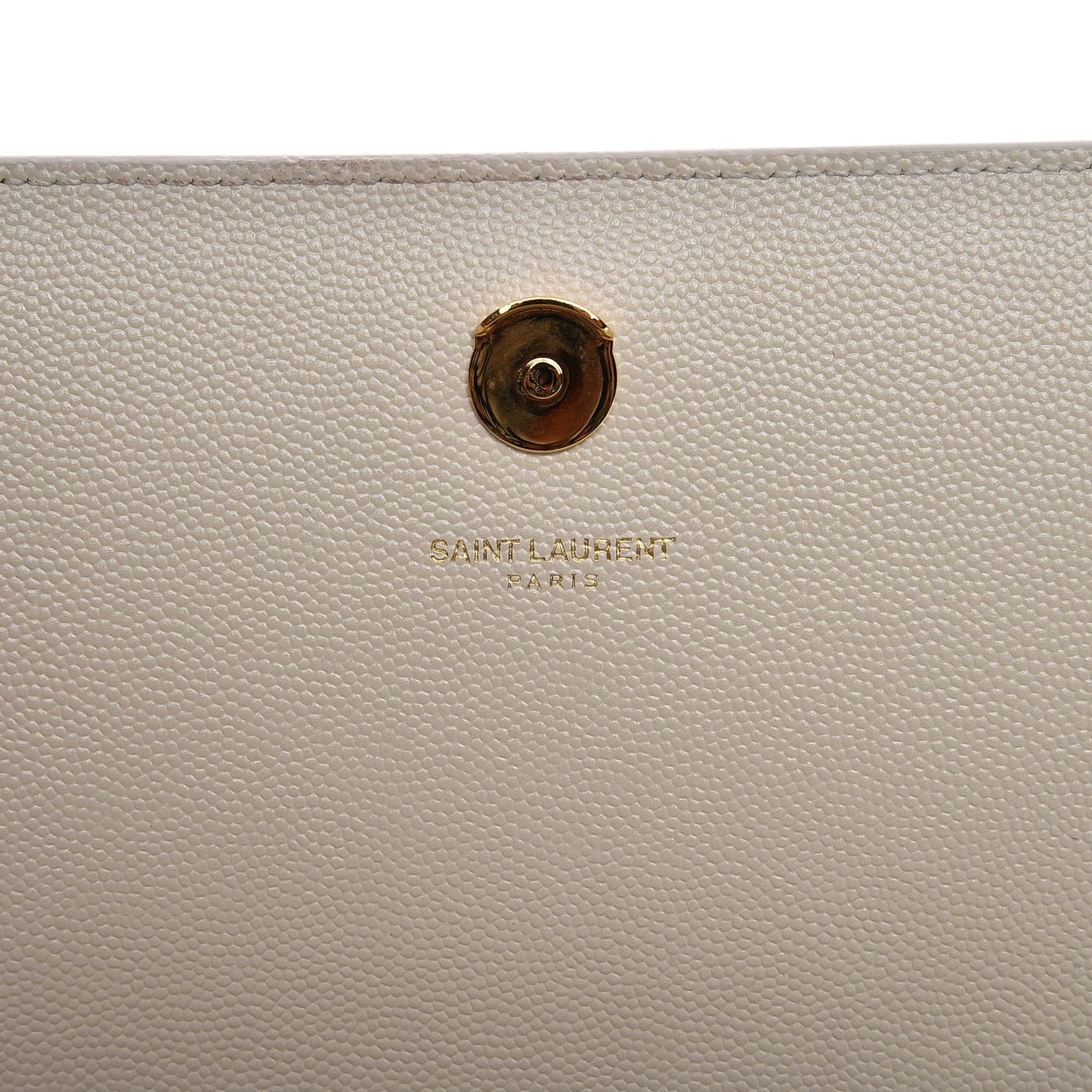 Grain De Poudre Medium Classic Monogram Kate Satchel Dove White