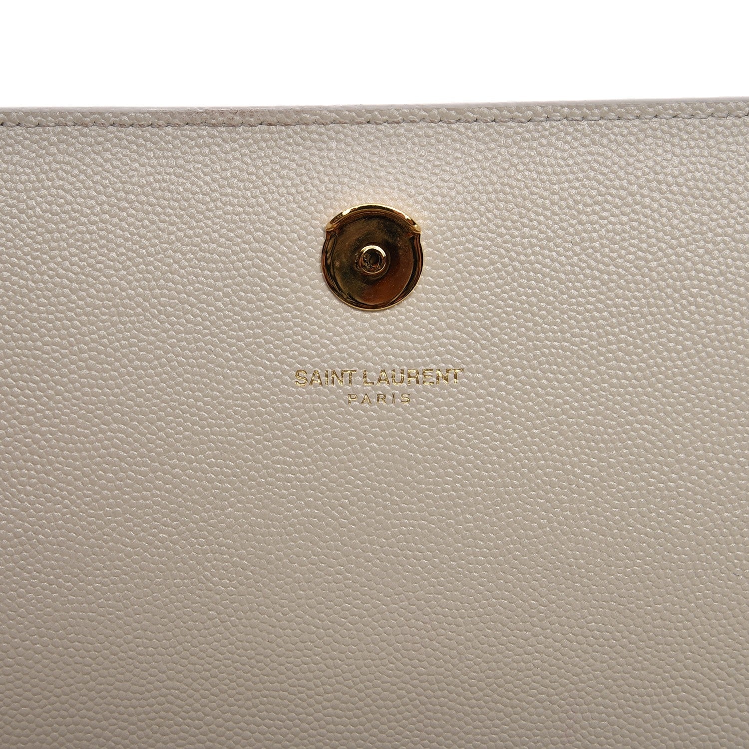 Saint Laurent Grain De Poudre Medium Classic Monogram Kate Satchel Dove White 6 of 13