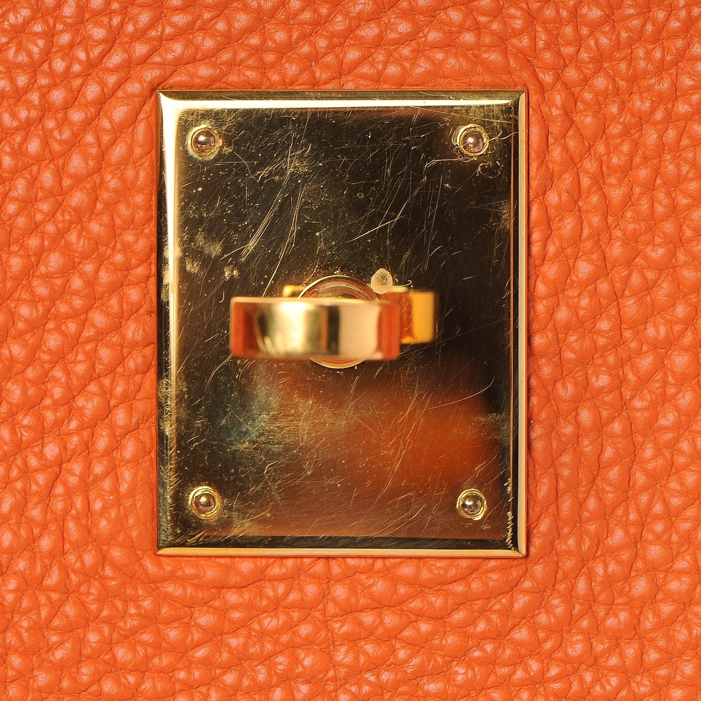Togo Birkin 35 Orange